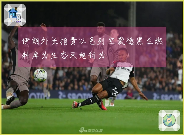 伊朗外长指责以色列空袭德黑兰燃料库为生态灭绝行为